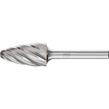 Pferd Carbide Bur - Tree Shape, ALU Cut - 5/8" x 1" x 1/4" Shank - SF-6 24745